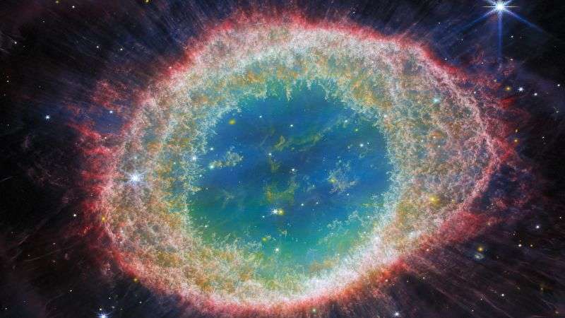 Colorful Ring Nebula Glows In New Web Image