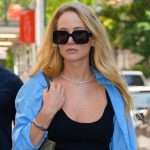 Jennifer Lawrence Steps Out In A Classic Blue On Blue Look