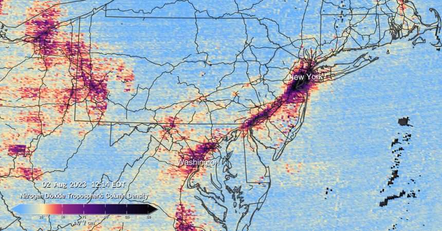 Nasa's New Air Pollution Satellite Provides Hourly Updates
