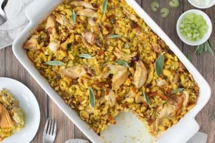 One Pan Chicken And Stuffing Casserole Recipe