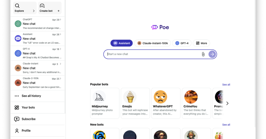 Poe's Desktop App Lets You Have All Your Ai Chatbots