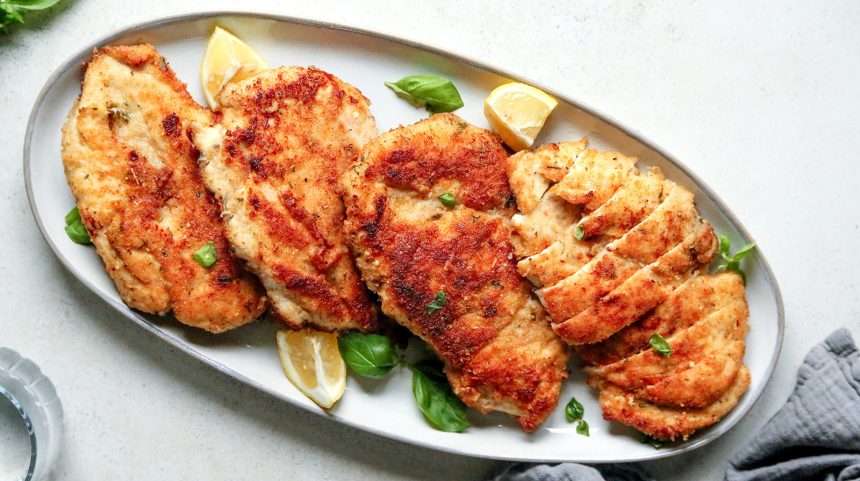Recipe For Fried Chicken Breast With Parmesan Cheese