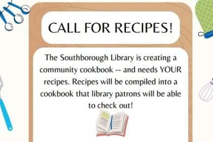 Submit Your Recipes To Our Community Cookbook