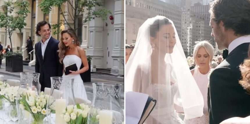 Brigitte Barr's Iconic New York Wedding With Hidden Signs Goes