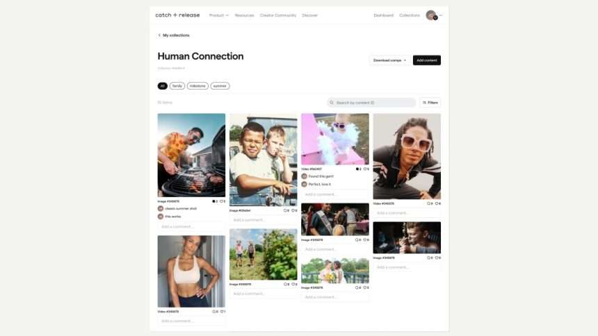 Catch+release Launches Ai Powered Search For User Generated Content