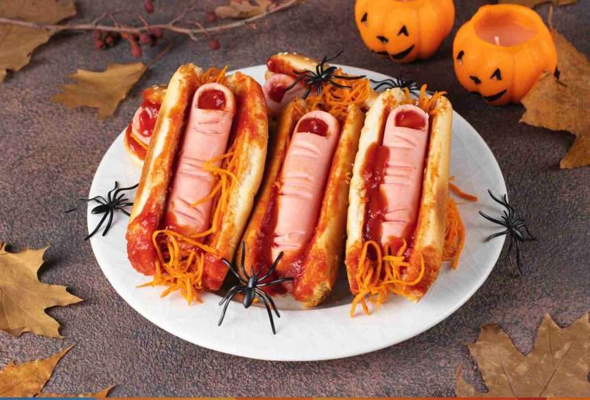 Halloween Hot Dog Fingers: Witch Finger Recipe