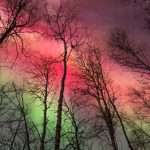 'holy Grail' Of Aurora Borealis Dyes Skies Blood Red As