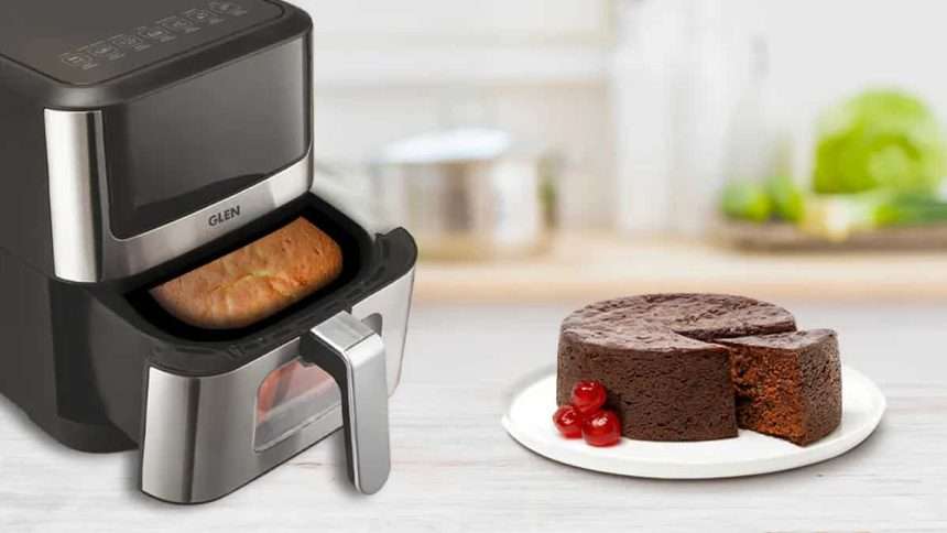 How To Bake A Cake In An Air Fryer; Click