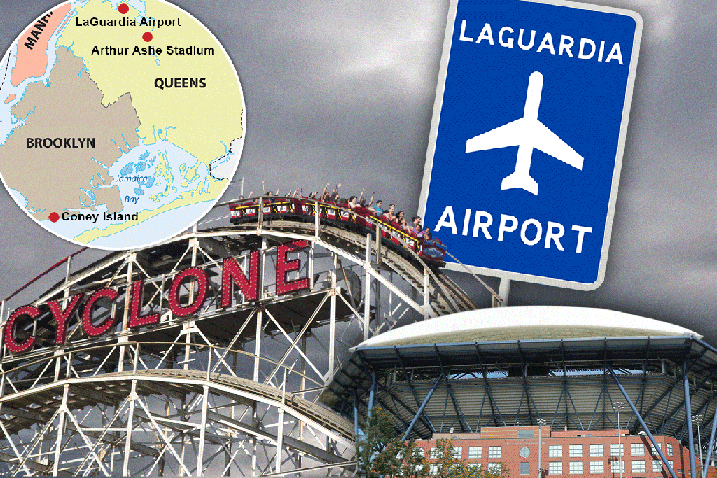 Laguardia, Arthur Ashe, And Coney Island Are Sinking The Fastest