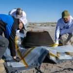Nasa Asteroid Sample Parachutes Safely Into Utah Desert