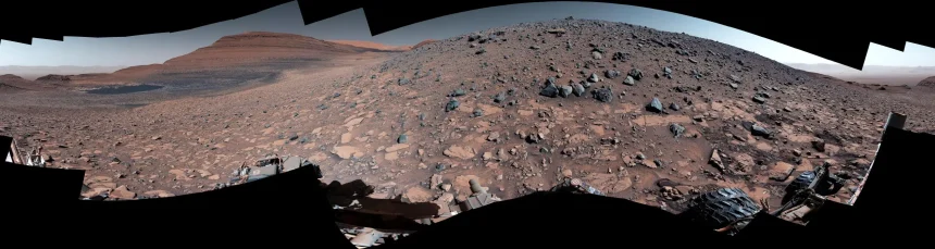 Nasa's Curiosity Spacecraft Reaches A Ridge On Mars Where Water Filled