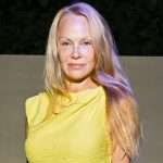 Pamela Anderson Stunned In Yellow Dress During Paris Fashion Week