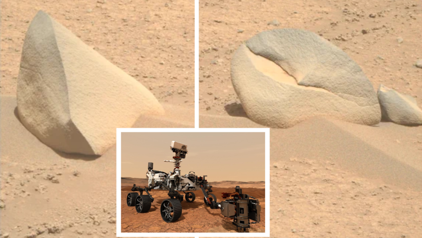 Perseverance Rover Discovers 'shark Fin' And 'crab Claw' Rocks On