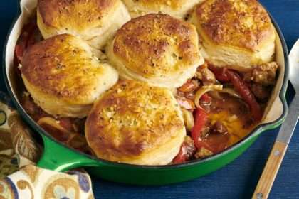 Sausage And Peppers Pot Pie Recipe How To Make
