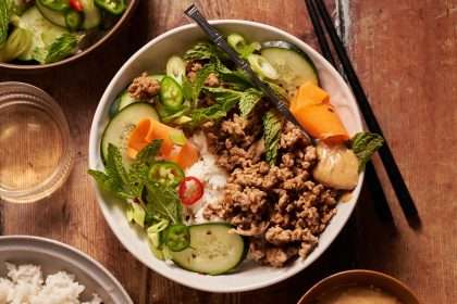Thai Ginger Pork Bowl Recipe