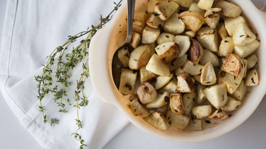 Simple Herby Roasted Turnip Recipe