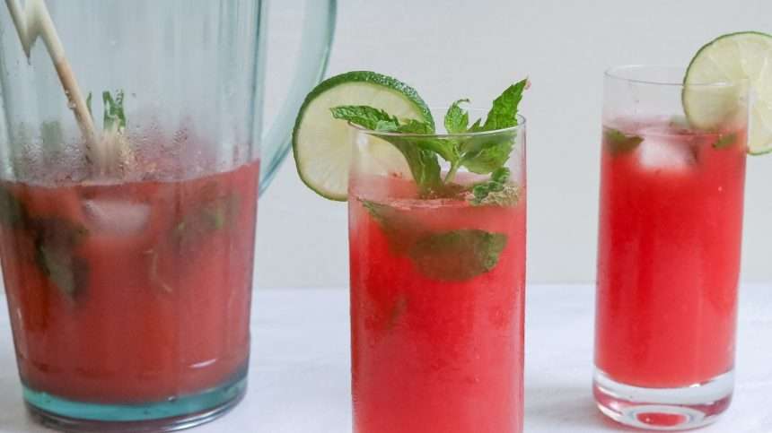 Watermelon Mojito Cocktail Recipe
