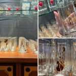 Cinderella Castle, New Glassware Collection Featuring Mickey & Minnie Mouse