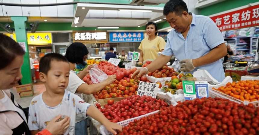 China's Consumer Prices Fall Again As Recovery Teeters