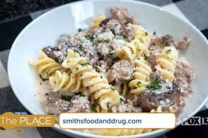 Creamy Sausage And Mushroom Pasta Recipe By Smith's Chef Jeff