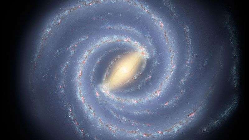 Galaxy Similar To The Milky Way Discovered In Distant Space