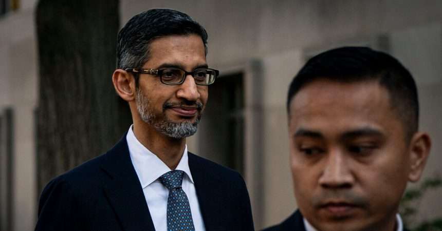 Google Ceo Announces New Position On Antitrust Witness Stand