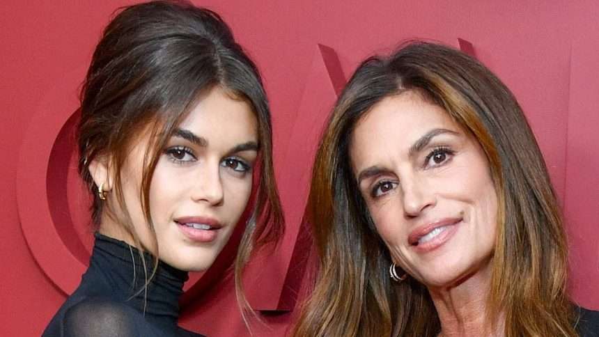Kaia Gerber, 22, Cheers In A Sheer Turtleneck As She
