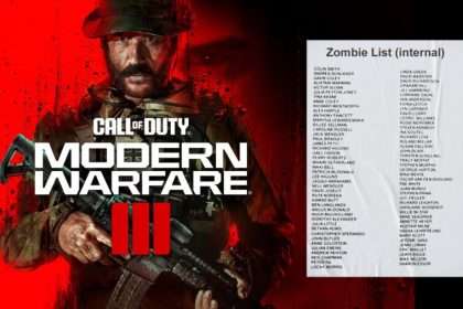 List Of People Who Bought Cod Mw3 Zombies Game