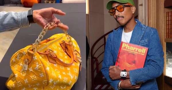 Pharrell Williams' Louis Vuitton Bag, Millionaire Speedy, Drawing Brickbat, Lifestyle