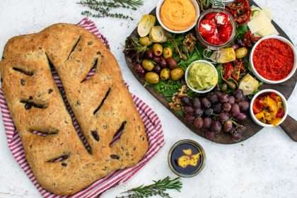 Recipe For Fougasse With Mediterranean Herbs And Olives