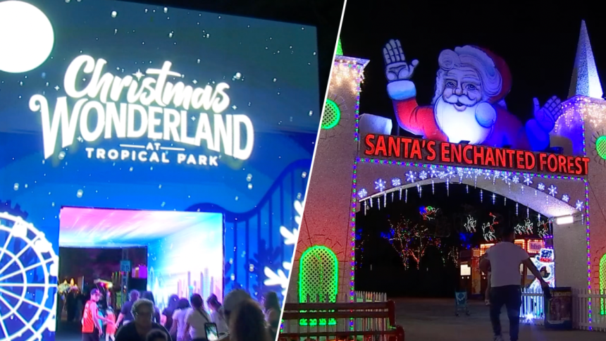 Santa’s Magical Forest Vs. Christmas Wonderland At Tropical Park –