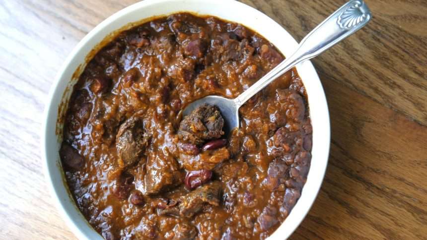 Thick Beef And Bean Chili Clay Pot Recipe