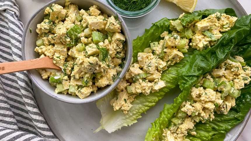 Vegan Tofu “egg” Salad Recipe