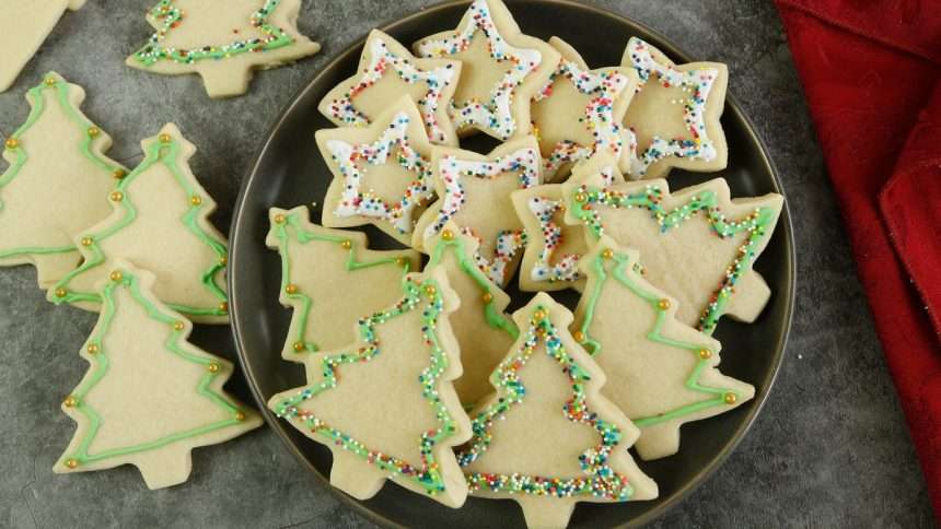 A Simple Sugar Cookie Recipe Perfect For Christmas This Year.