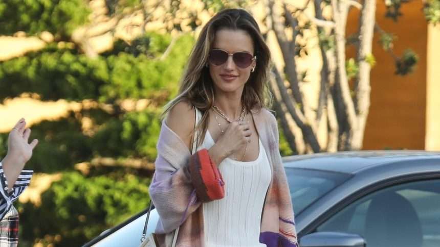Alessandra Ambrosio Stuns In White, But Be Sure To Bring
