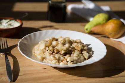 Autumn Pear And Balsamic Risotto Recipe