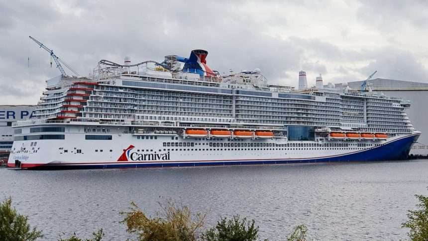 Carnival Cruise Line Takes Delivery Of Huge New Ship