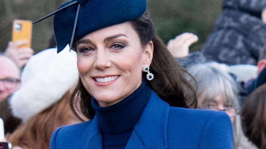 Duchess Kate Wears 'royal Blue' At Sandringham's 2023 Christmas Celebrations