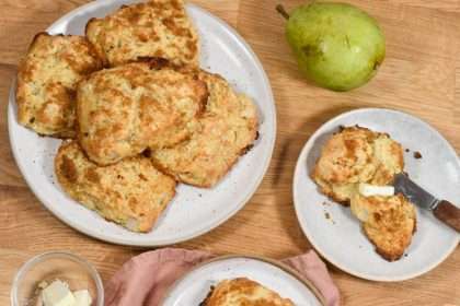 Ginger And Pear Buttermilk Scones Recipe