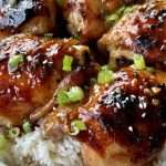 Honey And Soy Sauce Marinated Grilled Chicken Thigh Recipe