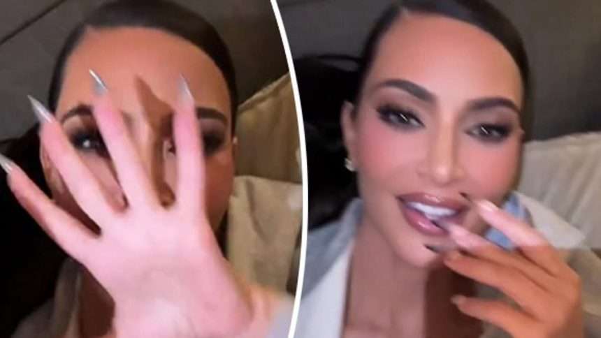 Kim Kardashian Shrinks After Trying The Viral Tiktok Aging Filter