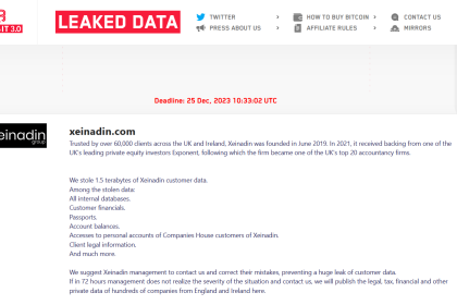Lockbit Gang Claims To Have Infiltrated Accounting Firm Xeinadin