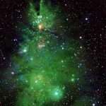 Nasa Observatory Photographs The "christmas Tree Cluster" In Space