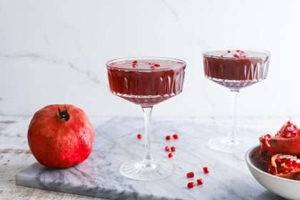 Pomegranate Gin Fizz Holiday Cocktail Recipe