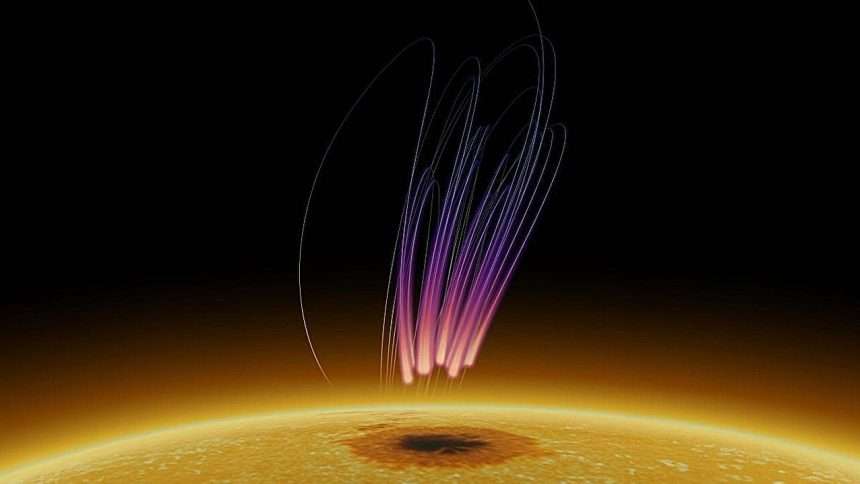 Radio Emissions On Sunspots Cast Doubt On Stellar Magnetic Models