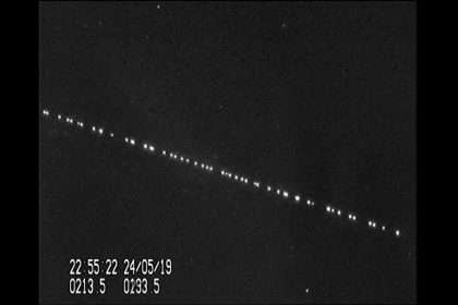 Spacex's Starlink Satellites Light Up Bay Area Skies Saturday Night