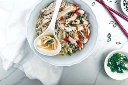 Spicy Ginger Chicken Noodle Soup Recipe
