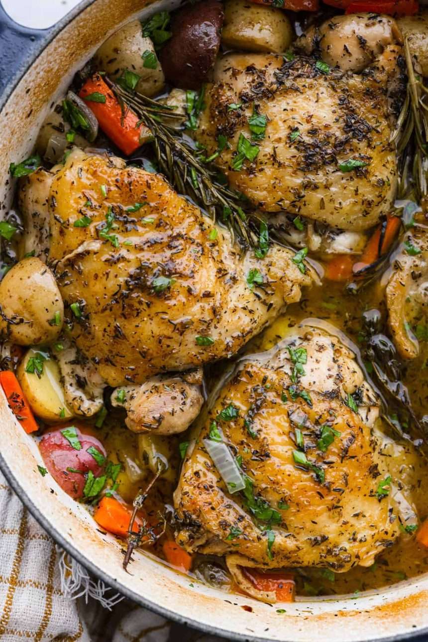 Stewed Chicken Thighs | Recipe Critic