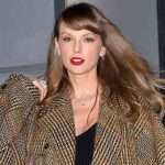 Taylor Swift Goes Out To Dinner In Matching Tweed Coat