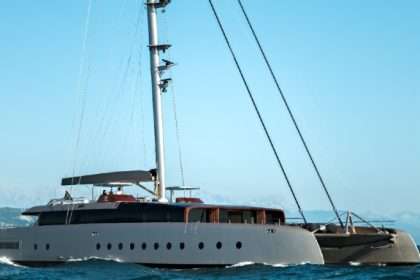 This 153 Foot Tall Catamaran Is A Traveling Art Exhibition At